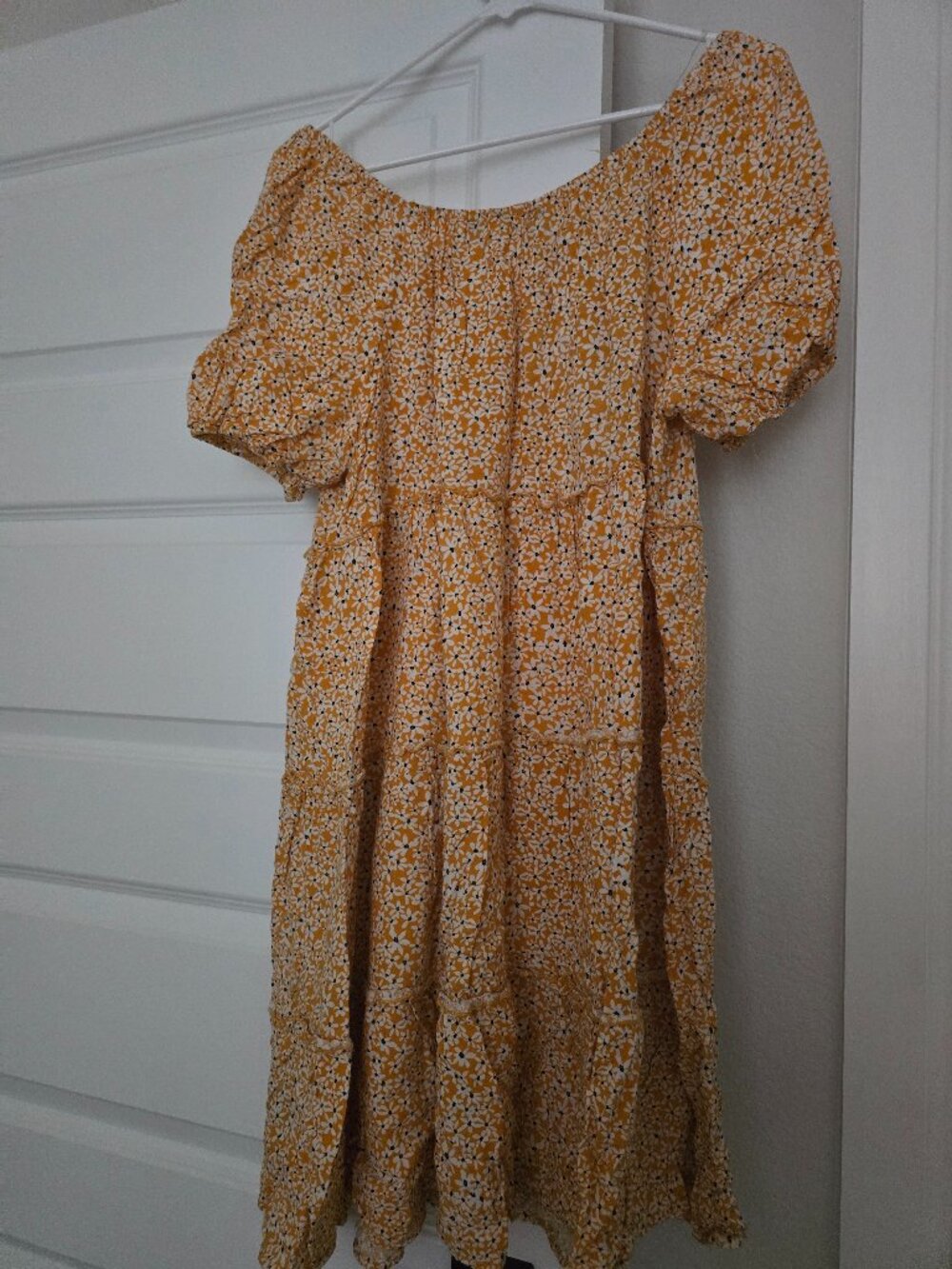 Mlle Gabrielle Yellow Floral Mini Dress